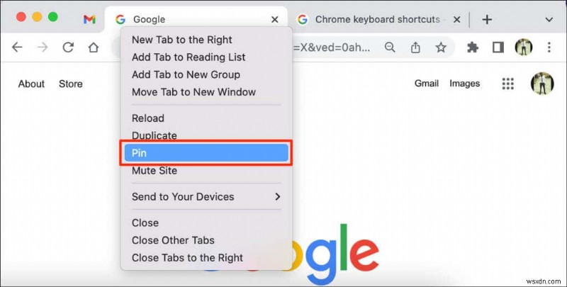 How to Pin a Tab in Google Chrome