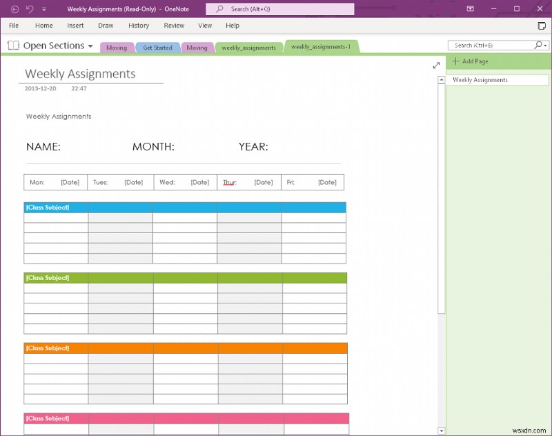 5 Best Sites For Free OneNote Templates