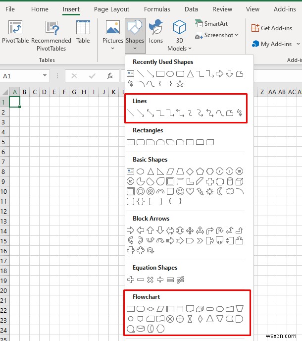 How to Create a Flowchart in Word and Excel