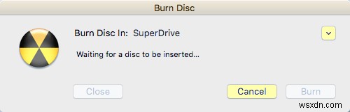 How to Burn an ISO File using Mac OS X