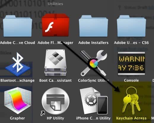 View Saved Wi-Fi (WPA, WEP) Passwords on OS X