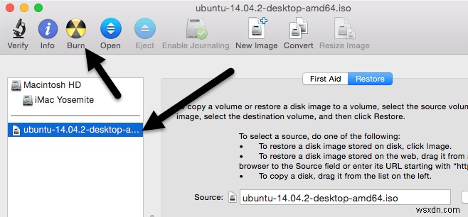 How to Burn an ISO File using Mac OS X