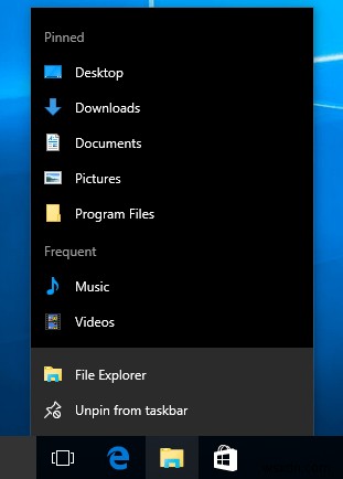 Set Default Folder When Opening Explorer in Windows 10