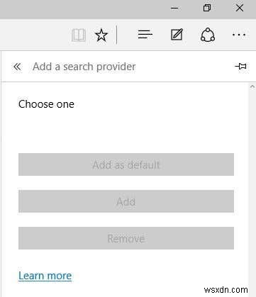 Change Default Search Provider in Microsoft Edge to Google