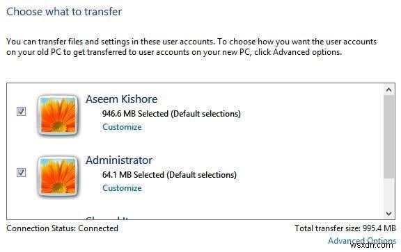 Transfer Files from Windows XP, Vista, 7 or 8 to Windows 10 using Windows Easy Transfer