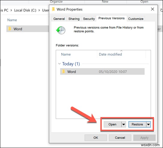 How to Restore Previous Versions of Files in Windows 10