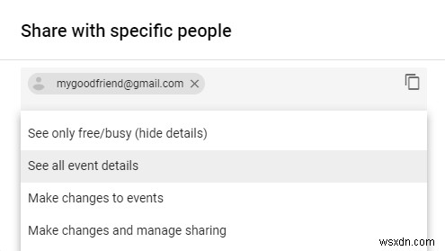 How to Share a Google Calendar