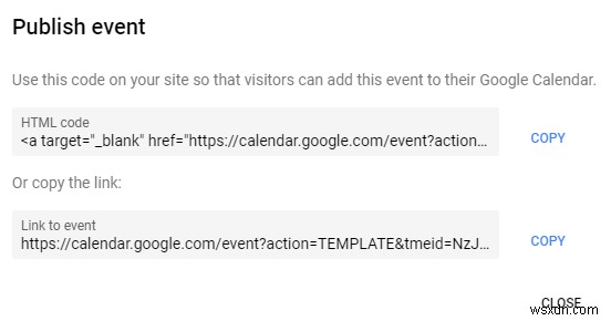 How to Share a Google Calendar
