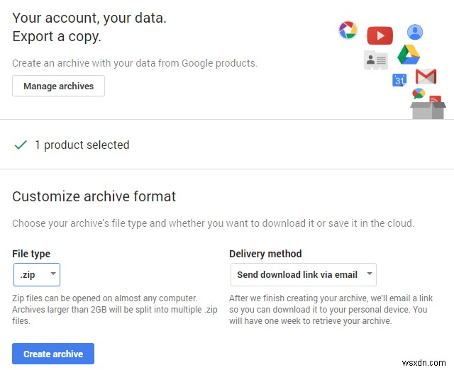 Download All Pictures and Videos from Google Photos