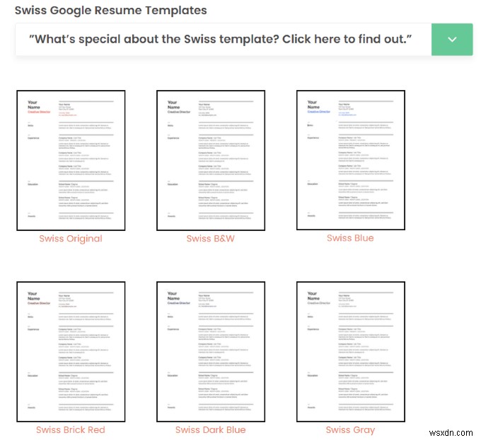 3 Sites To Find Free Google Docs Resume Templates
