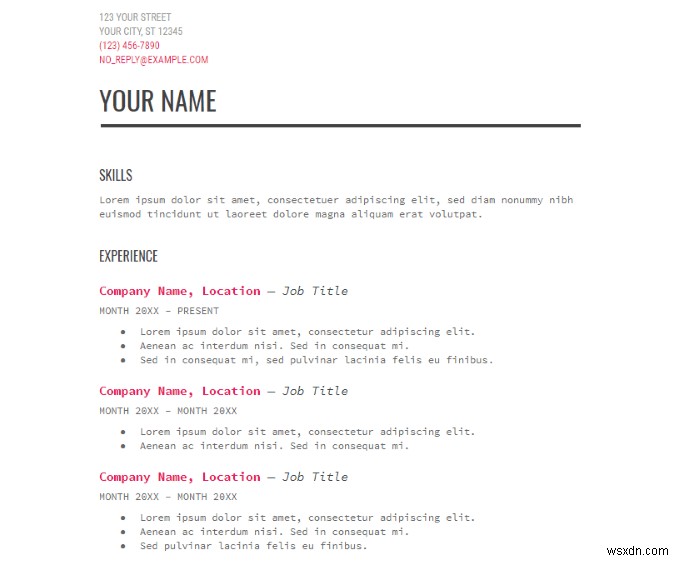 How To Use Google Docs Resume Templates