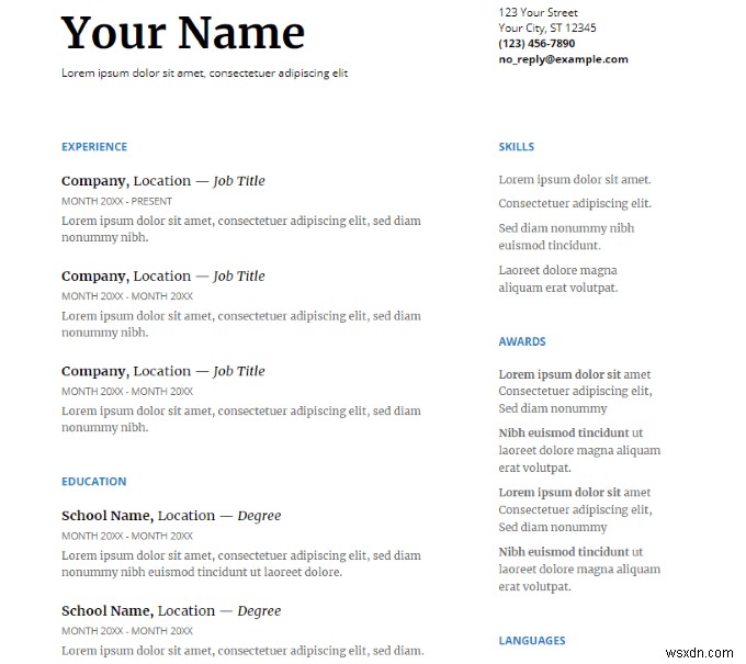 How To Use Google Docs Resume Templates