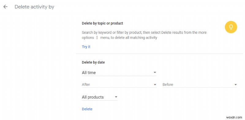 How To Delete Your Google Account Data