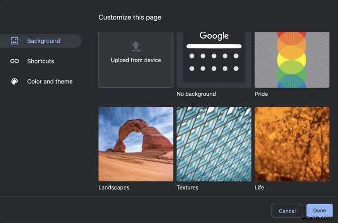 How to Change the Background in Google Chrome