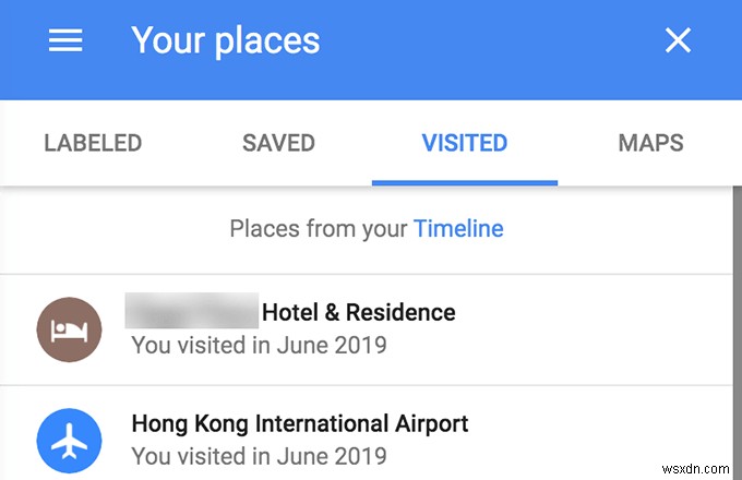 How to View Google Maps Location History