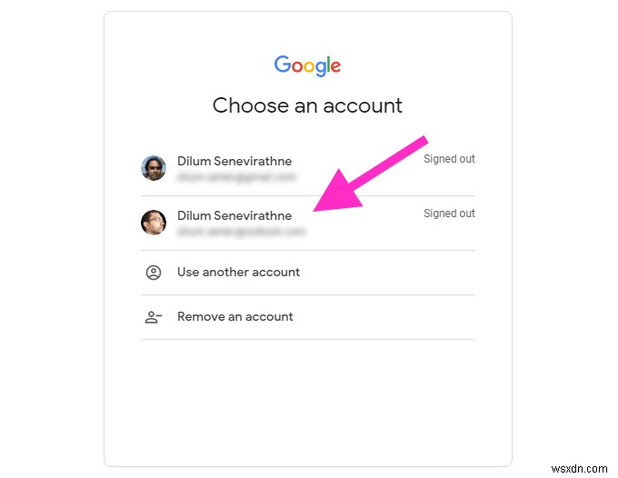 How to Change the Default Google Account
