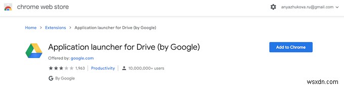 How Application Launcher for Google Drive Works