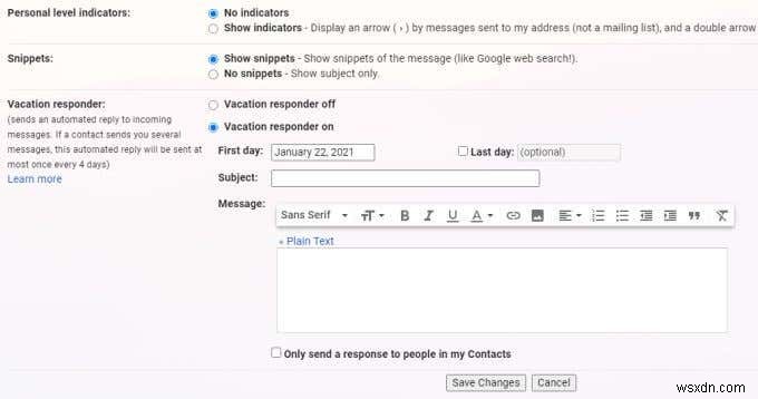 How to Set Up Out of Office in Gmail