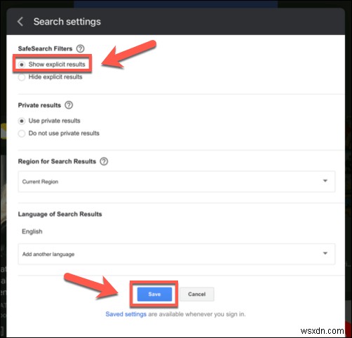 How to Turn Google SafeSearch Off