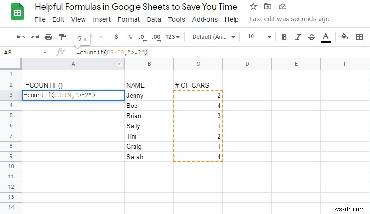 10 Helpful Formulas in Google Sheets to Save You Time