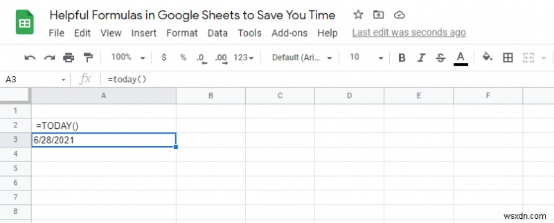 10 Helpful Formulas in Google Sheets to Save You Time