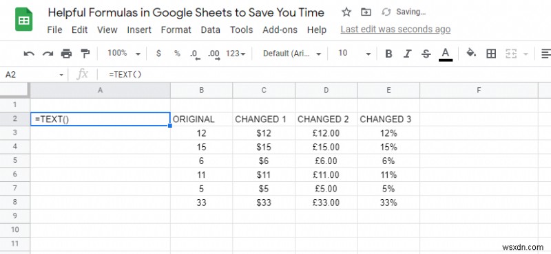 10 Helpful Formulas in Google Sheets to Save You Time