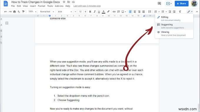 How to Track Changes in Google Docs