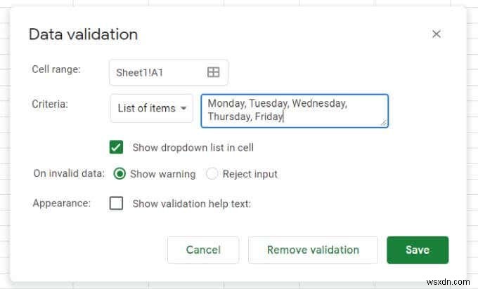 How to Use Google Sheets Drop Down Lists