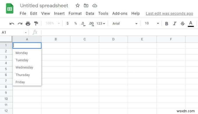 How to Use Google Sheets Drop Down Lists