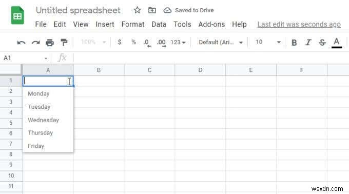 How to Use Google Sheets Drop Down Lists