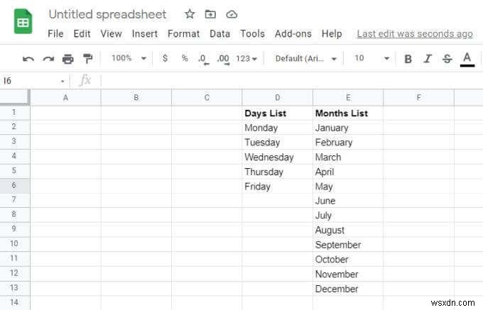 How to Use Google Sheets Drop Down Lists