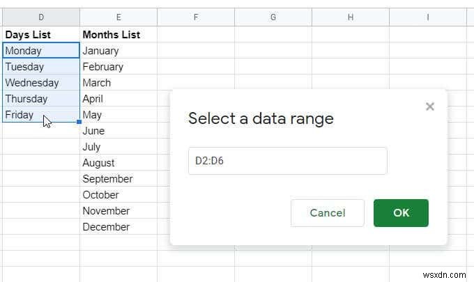 How to Use Google Sheets Drop Down Lists