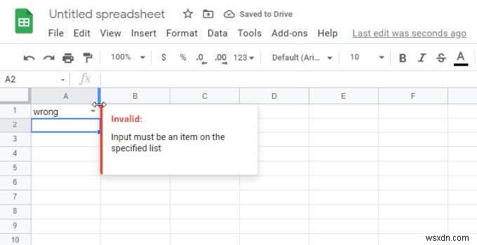 How to Use Google Sheets Drop Down Lists