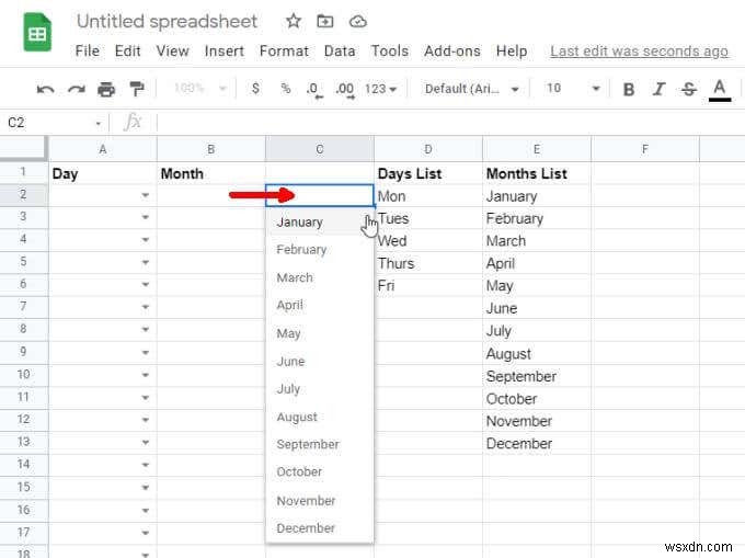 How to Use Google Sheets Drop Down Lists