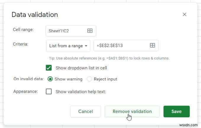 How to Use Google Sheets Drop Down Lists
