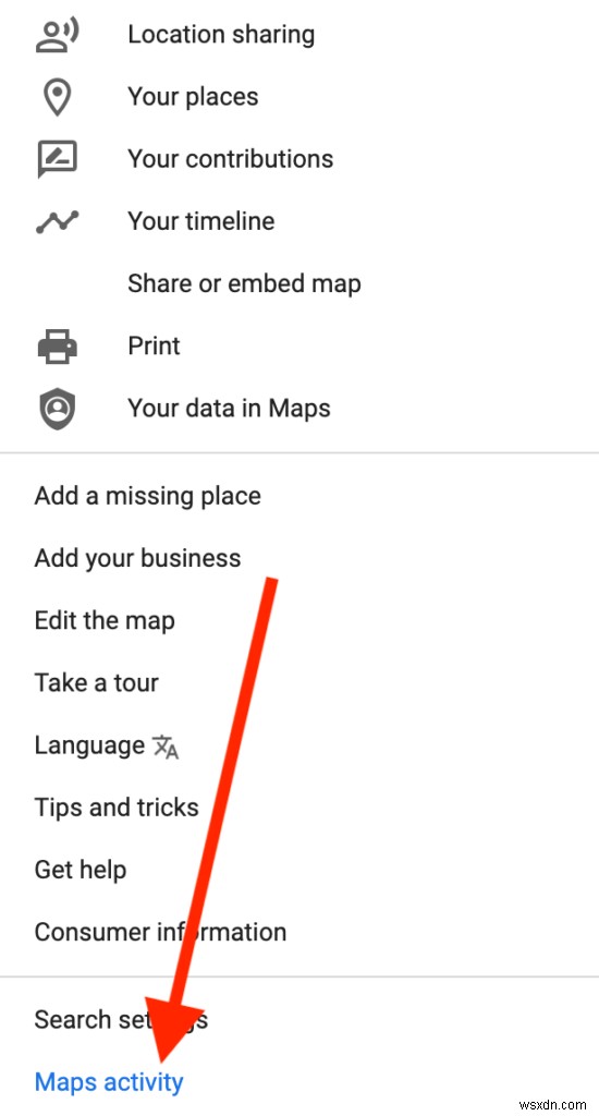How to View Your Google Maps Search History