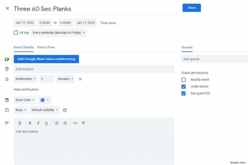 How to Use Google Calendar Notifications to Support Atomic Habits