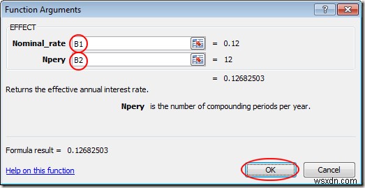 Use Excel to Figure Out an Effective Interest Rate from a Nominal Interest Rate