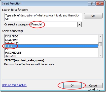 Use Excel to Figure Out an Effective Interest Rate from a Nominal Interest Rate