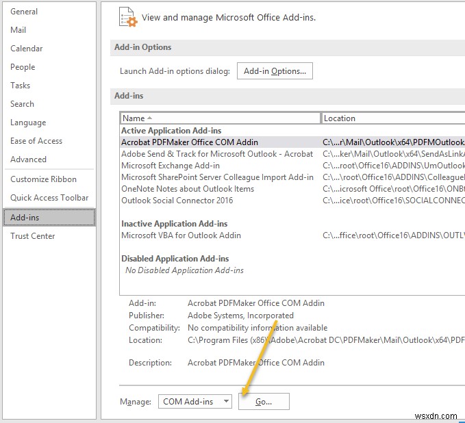 Fix Microsoft Outlook has Encountered a Problem Error