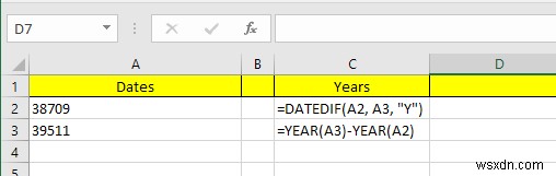 How to Subtract Dates in Excel