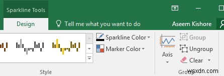 How to use Sparklines in Excel