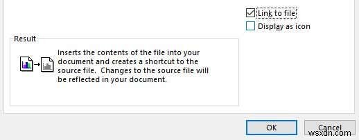 Insert an Excel Worksheet into a Word Doc
