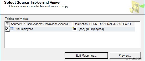 Migrate Data from MS Access to SQL Server Database