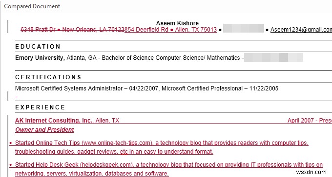 How to Use Compare & Combine Documents in Word