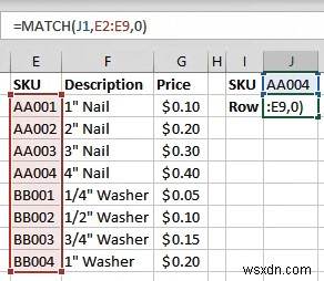 How to Find Matching Values in Excel