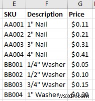 How to Find Matching Values in Excel