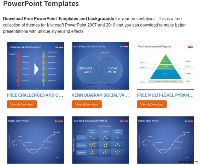 10 Great Websites for Free PowerPoint Templates