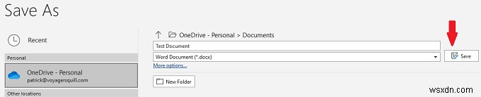 How to Automatically Backup a Word Document to OneDrive
