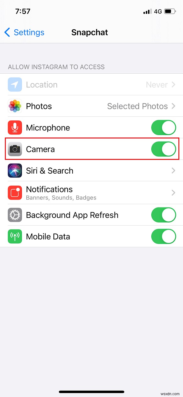 How to Allow Camera Access on Snapchat